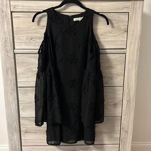 Size XS Black BCBG Generation Cold Shoulder Dress